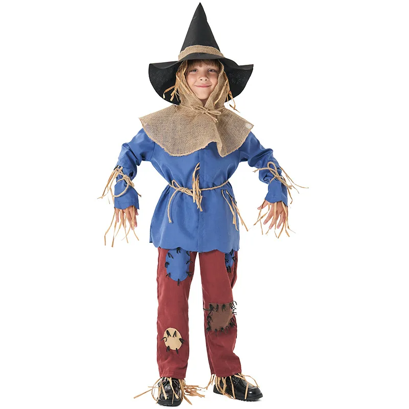 Blue Scarecrow Cosplay Costume Set